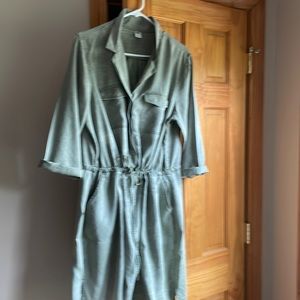 Old navy xl ,  olive green shirt dress
